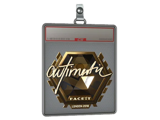 Aufkleberhülle | autimatic (Gold) | London 2018