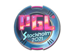 Pegatina | PGL (holográfica) | Estocolmo 2021
