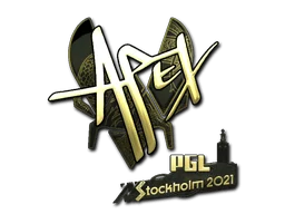 Aufkleber | apEX (Gold) | Stockholm 2021