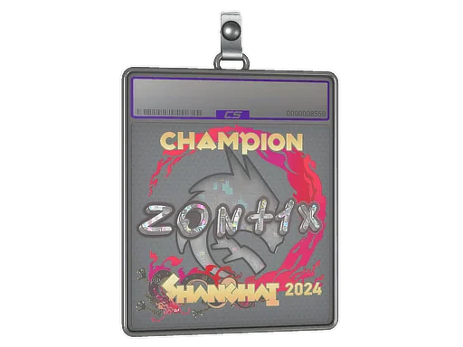 Sticker Slab | zont1x (Glitter, Champion) | Shanghai 2024