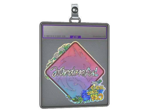 Placa de pegatinas | w0nderful (purpurina) | Río 2022