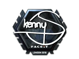 Klistermärke | kennyS (Foil) | London 2018