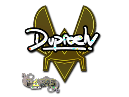 Klistermärke | dupreeh (glitter) | Paris 2023
