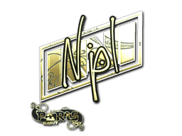 Sticker | npl (Gold) | Paris 2023