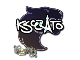 Klistermärke | KSCERATO (glitter) | Paris 2023