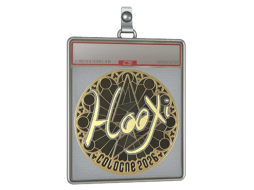 Klistermärkesfodral | HooXi (guld) | Cologne 2026