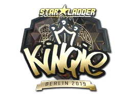 Aufkleber | kinqie (Gold) | Berlin 2019