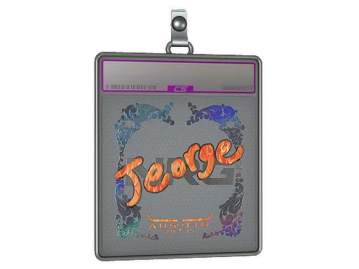 Klistermärkesfodral | jeorge (holo) | Austin 2025