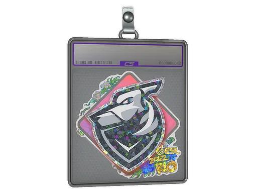 Placa de Adesivo | Grayhound Gaming (Purpurinado) | Rio 2022