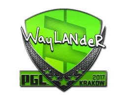 Klistermärke | wayLander | Krakow 2017
