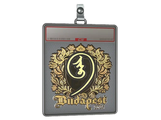 Sticker Slab | nin9 (Gold) | Budapest 2025