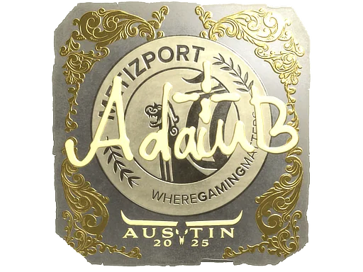 印花 | adamb（金色）| 2025年奥斯汀锦标赛