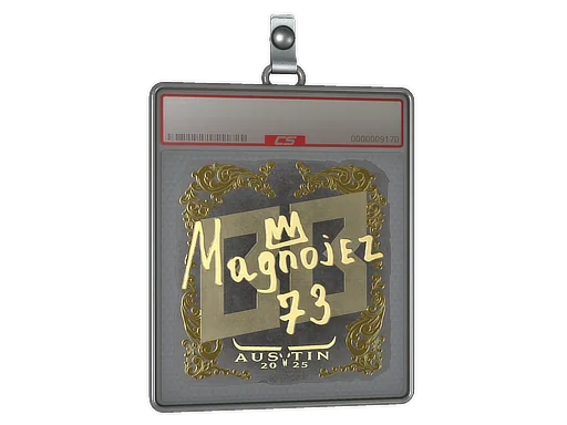 Placa de pegatinas | Magnojez (dorada) | Austin 2025