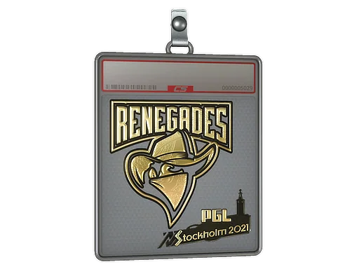 Pokrowiec na naklejkę | Renegades (złota) | Sztokholm 2021