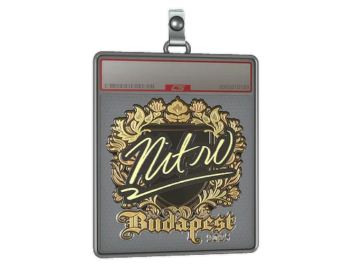 Sticker Slab | nitr0 (Gold) | Budapest 2025