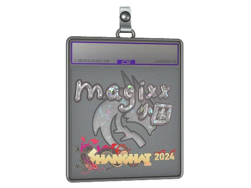 Pokrowiec na naklejkę | magixx (brokatowa) | Szanghaj 2024