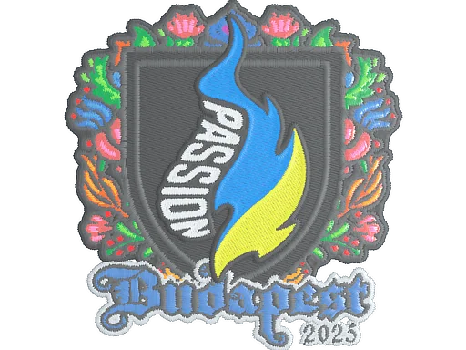 Aufkleber | Passion UA (Gestickt) | Budapest 2025