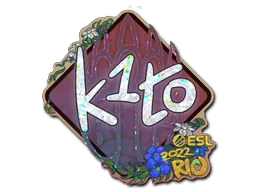 Klistermärke | k1to (glitter) | Rio 2022