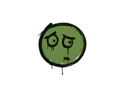 Grafite Lacrado | Preocupado (Verde batalha)