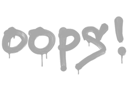 Sealed Graffiti | Oops (Shark White)