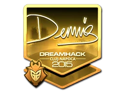 Sticker | dennis (Gold) | Cluj-Napoca 2015