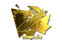 Klistermärke | Hiko (Guld) | Cologne 2016