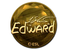 Aufkleber | Edward (Gold) | Kattowitz 2019