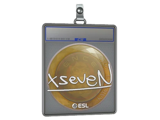 Placa de Adesivo | xseveN | Katowice 2019
