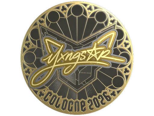 印花 | yxngstxr (金色) | 2026年科隆锦标赛
