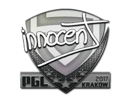 Klistermärke | innocent | Krakow 2017