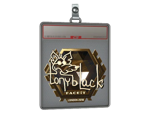 印花板 | tonyblack（金色）| 2018年伦敦锦标赛