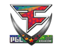 Adesivo | FaZe Clan (Holográfico) | Cracóvia 2017