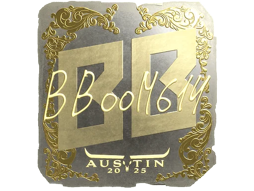 印花 | Boombl4（金色）| 2025年奥斯汀锦标赛