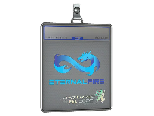 Placa de Adesivo | Eternal Fire | Antuérpia 2022