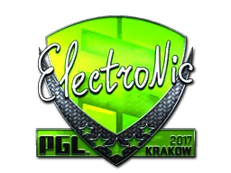 Klistermärke | electronic (Foil) | Krakow 2017