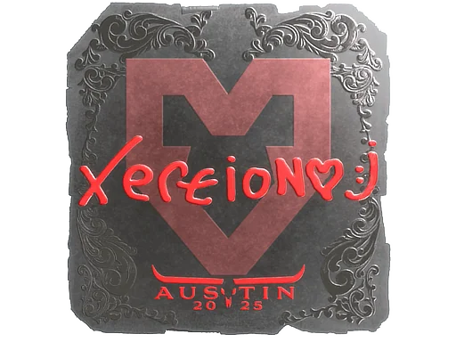 Klistermärke | xertioN (folie) | Austin 2025