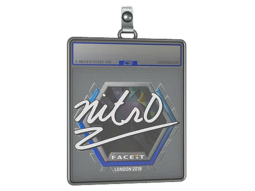 Placa de Adesivo | nitr0 | Londres 2018