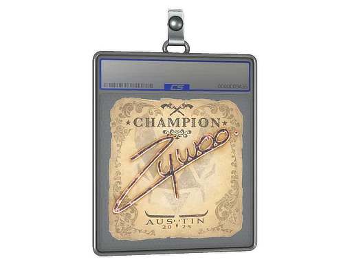 Placa de Adesivo | ZywOo | Campeões do Austin 2025