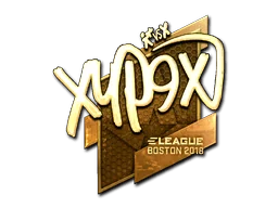 Naklejka | Xyp9x (złota) | Boston 2018