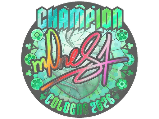 Pegatina | m0NESY (holográfica, campeón) | Colonia 2026