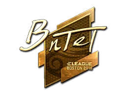 Naklejka | BnTeT (złota) | Boston 2018