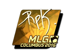 Aufkleber | RpK (Gold) | MLG Columbus 2016