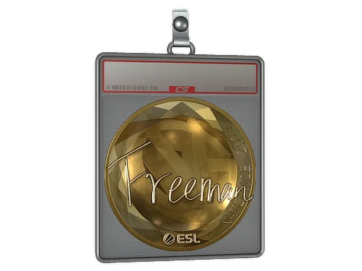 Placa de Adesivo | Freeman (Dourado) | Katowice 2019
