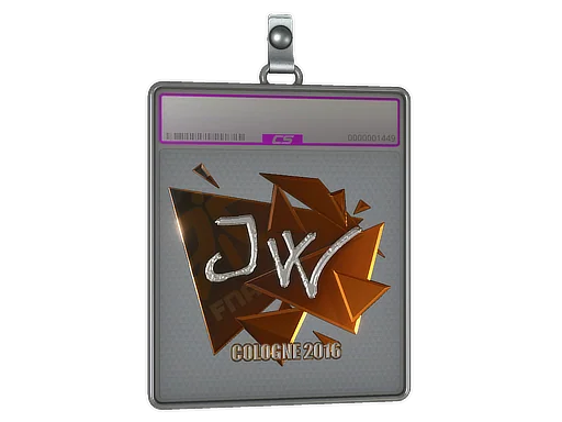 Klistermärkesfodral | JW (Foil) | Cologne 2016