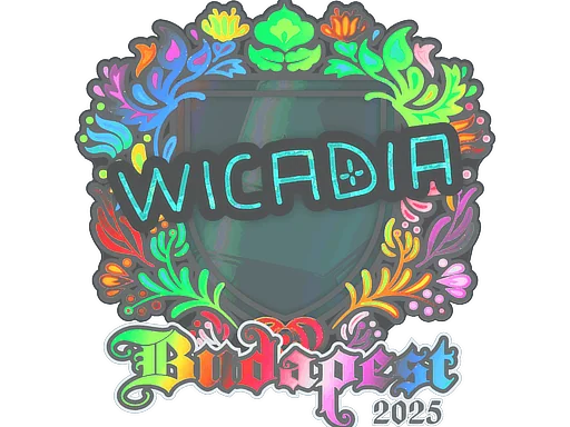 Klistermärke | Wicadia (holo) | Budapest 2025
