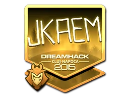 Aufkleber | jkaem (Gold) | Klausenburg 2015
