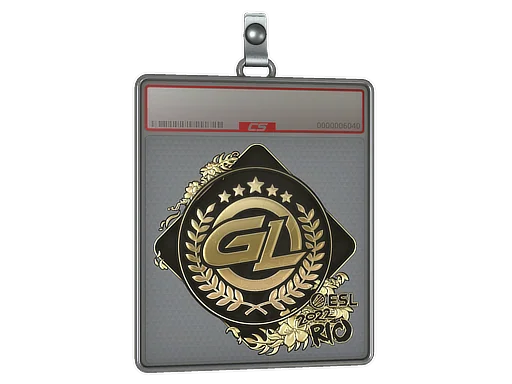 Placa de Adesivo | GamerLegion (Dourado) | Rio 2022