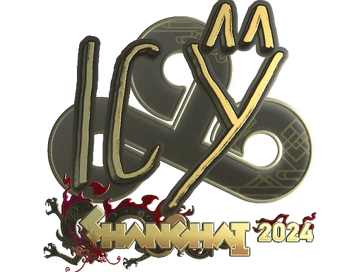 Adesivo | ICY (Dourado) | Xangai 2024