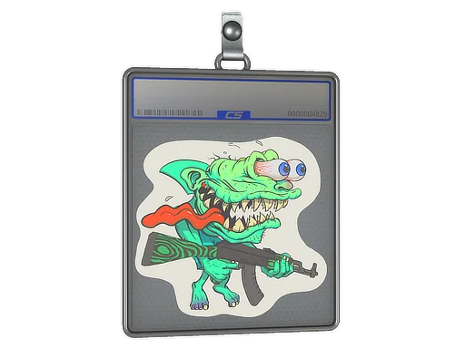 Sticker Slab | Green Shark Shooter