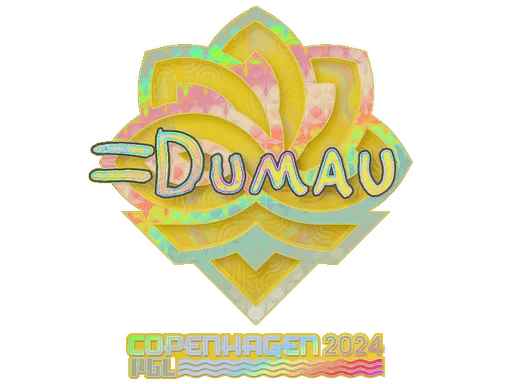 Pegatina | dumau (holográfica) | Copenhague 2024